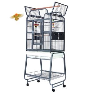 Antique Parrot Bird Cage with Stand